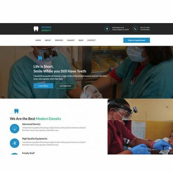Modern Dentistry - HTML Template